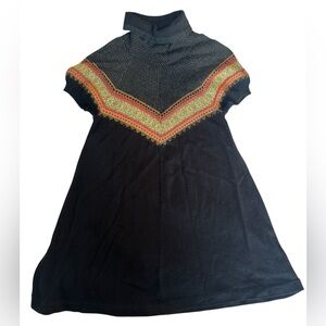 Free People Black Boho Sweater Small